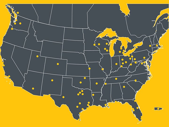 Intertek PSI Labs map