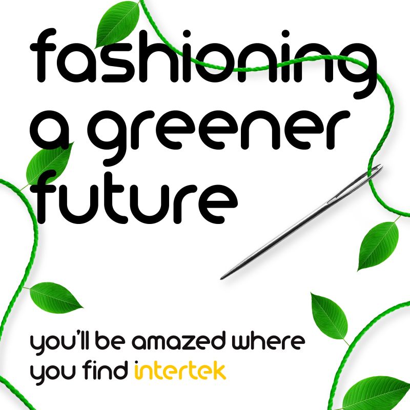 Interactive graphic promoting sustainable fashion practices for a greener future.